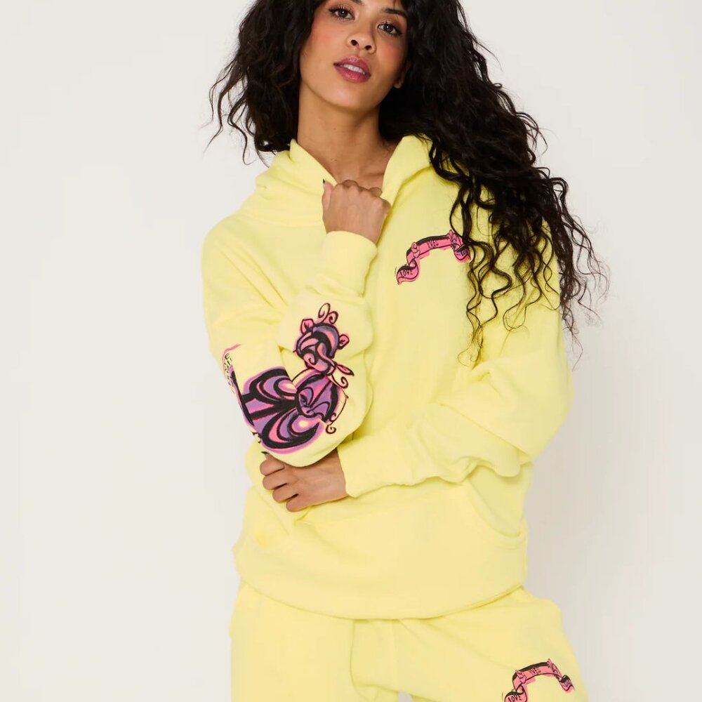 Lemon Fleur de Yves Lemon Unisex Hoodie and Sweatpants Set